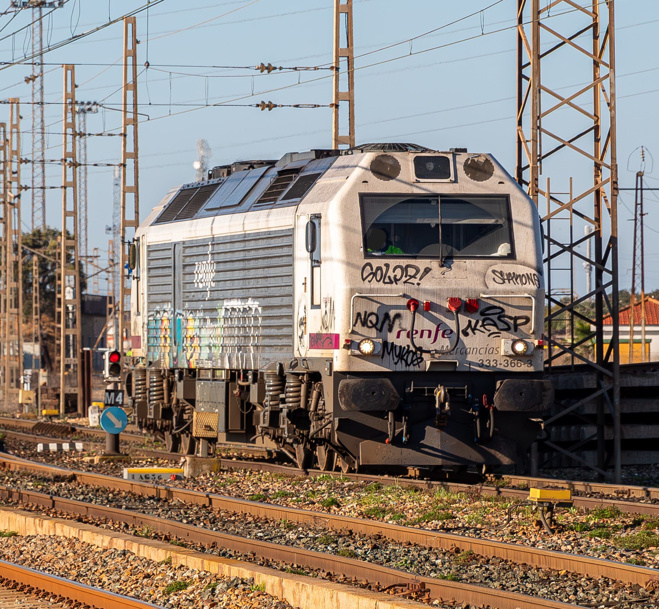 Locomotora "333" de Renfe Mercancías.