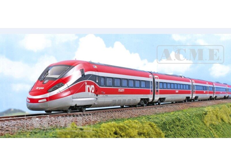 Modelo a escala del tren Frecciarossa 1000 Iryo