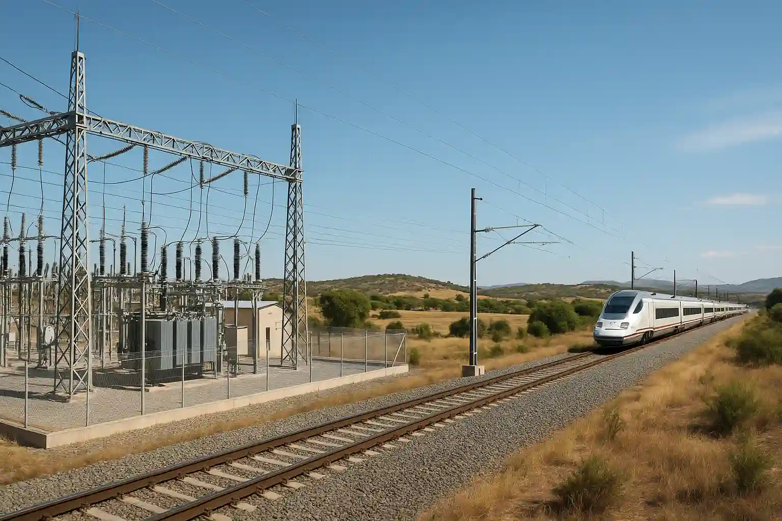 Mantenimiento línea Alta Velocidad Madrid Extremadura