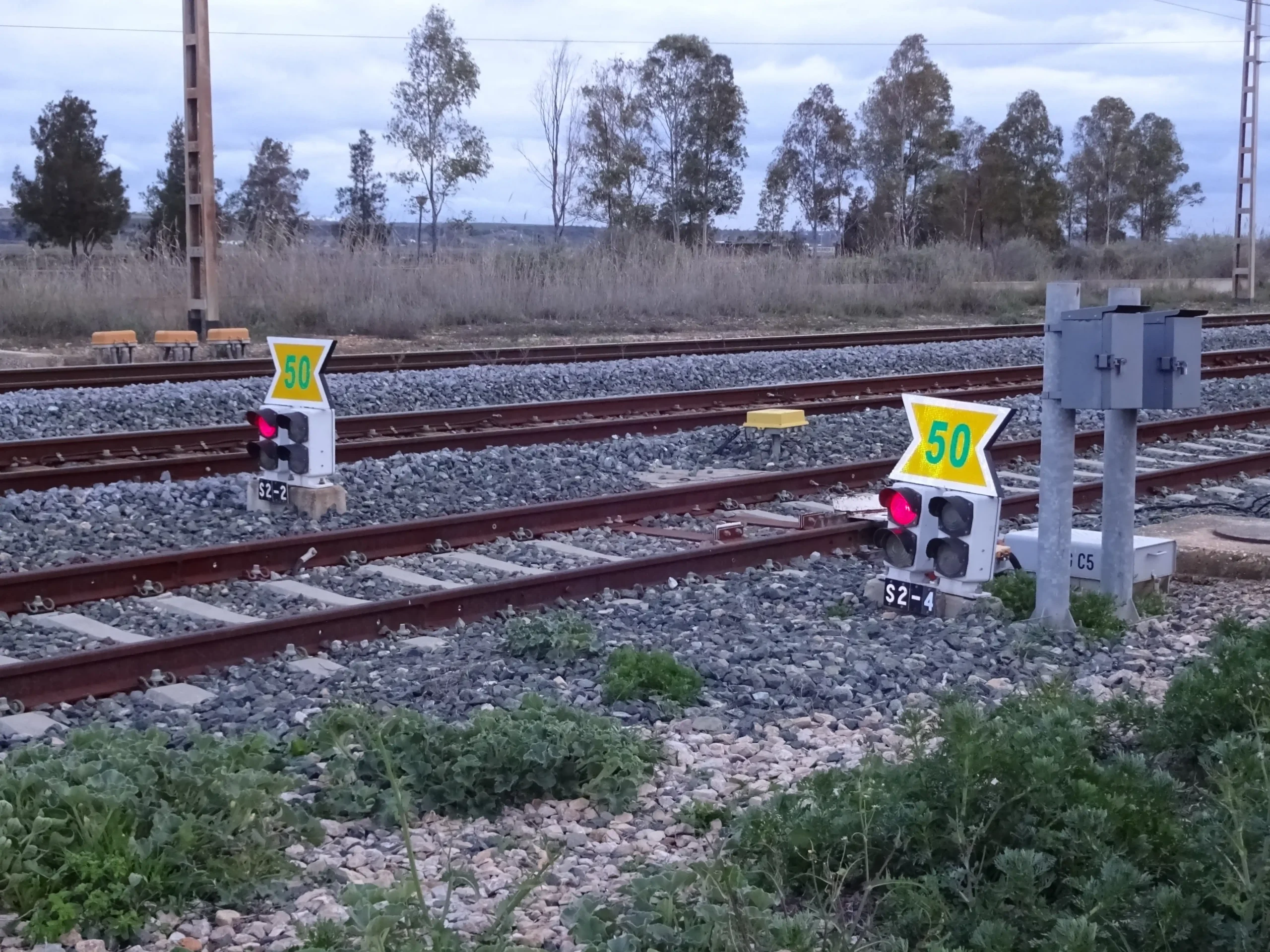 Red ferroviaria de Interés General, señales que controla el CTC