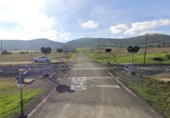 Estado actual de los pasos a nivel en Ciudad Real antes de la renovación de Adif en la línea a Badajoz.