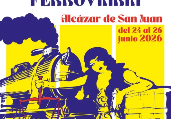 Cartel del Congreso internacional de historia ferroviaria