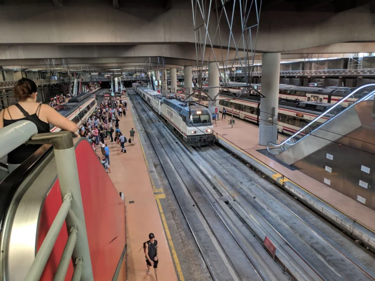 Estación de Madrid Atocha Cercanías. Del núcleo de Cercanías de la capital Española.