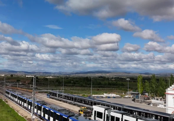 Las nuevas unidades automáticas de Metro de Madrid para la linea 6.