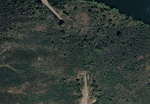Vísta aérea de uno de los túneles del Tramo Cáceres - Monfragüe